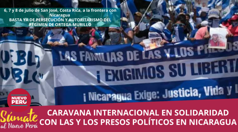 CARAVANA INTERNACIONAL EN SOLIDARIDAD CON LAS Y LOS PRESOS